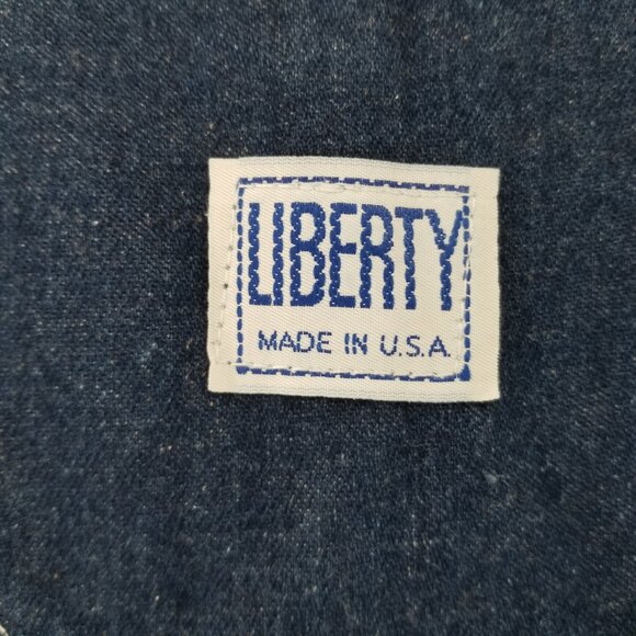 Liberty Overalls Carpenter Button Fly 36 x30 Farmer Construction Made In USA - Picture 11 of 14